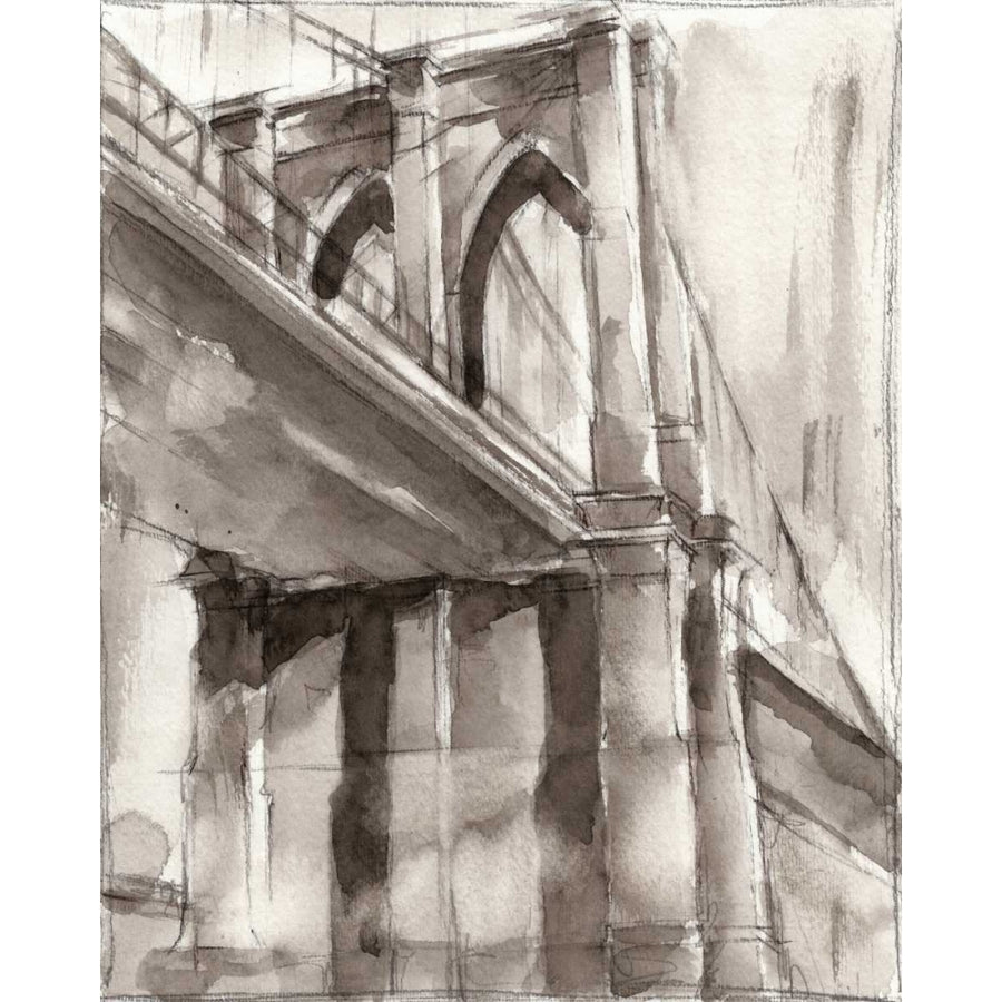 Sepia Bridge Study II Poster Print - Ethan Harper-VARPDX26316FN Image 1