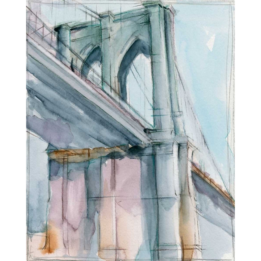 Watercolor Bridge Study II Poster Print - Ethan Harper-VARPDX26314FN Image 1