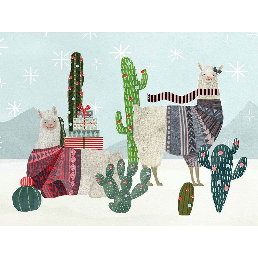 Holiday Llama Collection A Poster Print - Victoria Borges-VARPDX2633957 Image 1