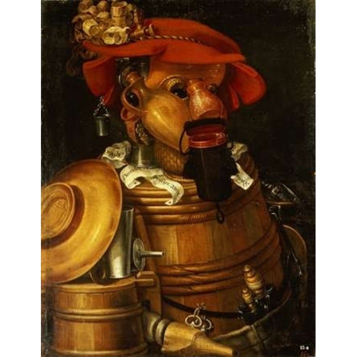 The Waiter: Winemaking Poster Print by Giuseppe Arcimboldo-VARPDX264568 Image 1