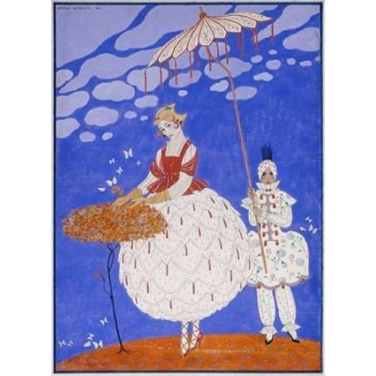 Roses DAutomne Poster Print by Georges Barbier-VARPDX264592 Image 1