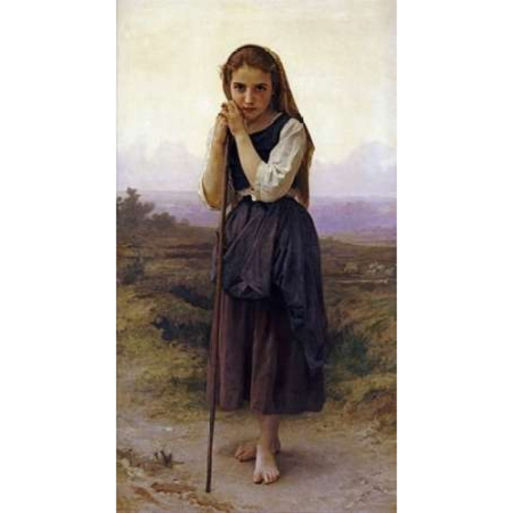 Petite Bergere Poster Print by William-Adolphe Bouguereau-VARPDX264619 Image 2