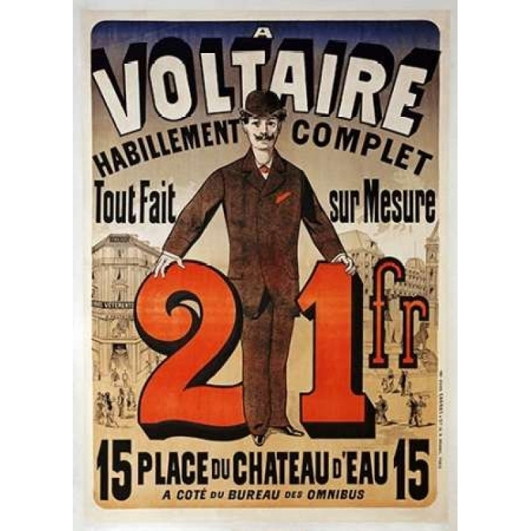 A Voltaire Poster Print by Jules Cheret-VARPDX264709 Image 1