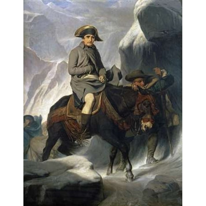 Napoleon Crossing The Alps Poster Print by Paul Delaroche-VARPDX264836 Image 1