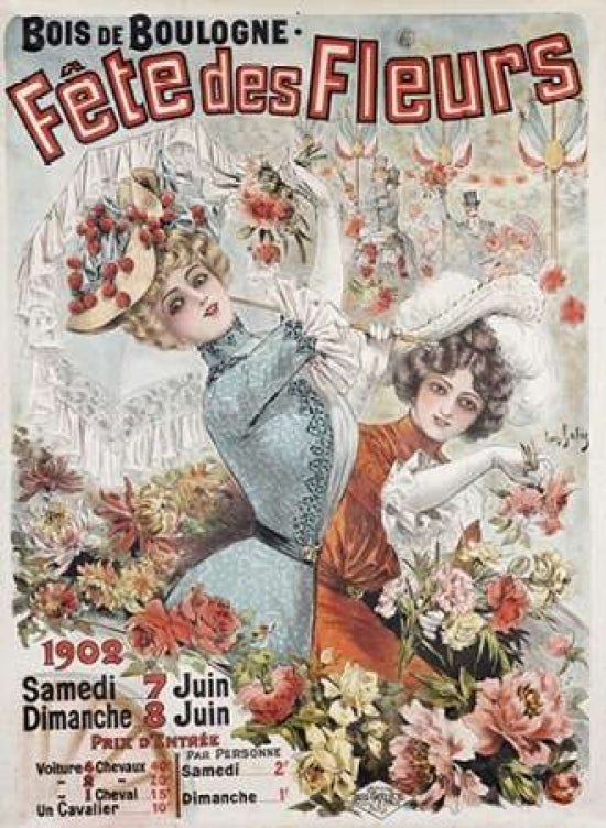 Fete Des Fleurs Poster Print by Louis Galice-VARPDX264905 Image 1