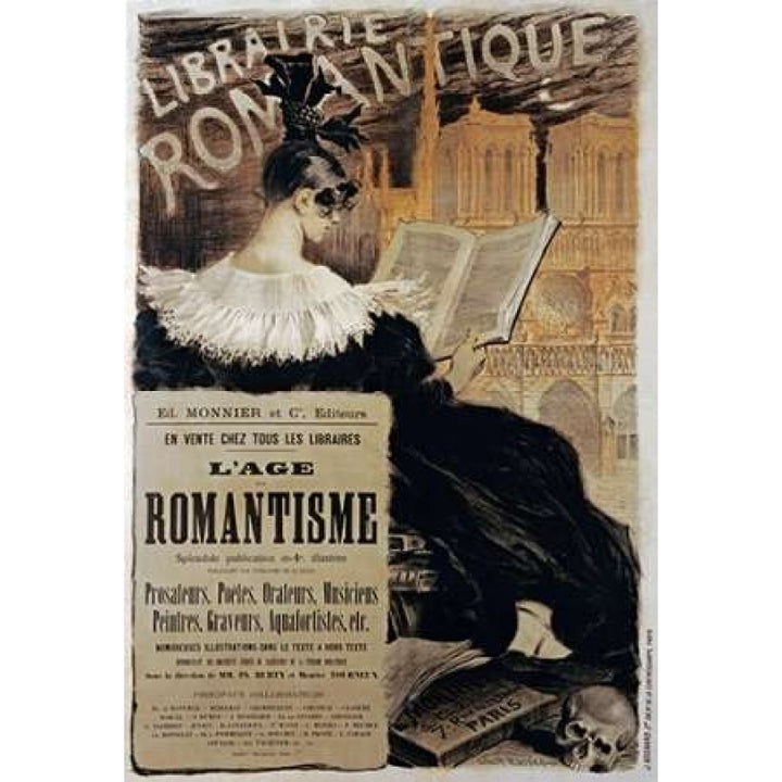 Librairie Romantique Poster Print by Eugene Grasset-VARPDX264950 Image 2