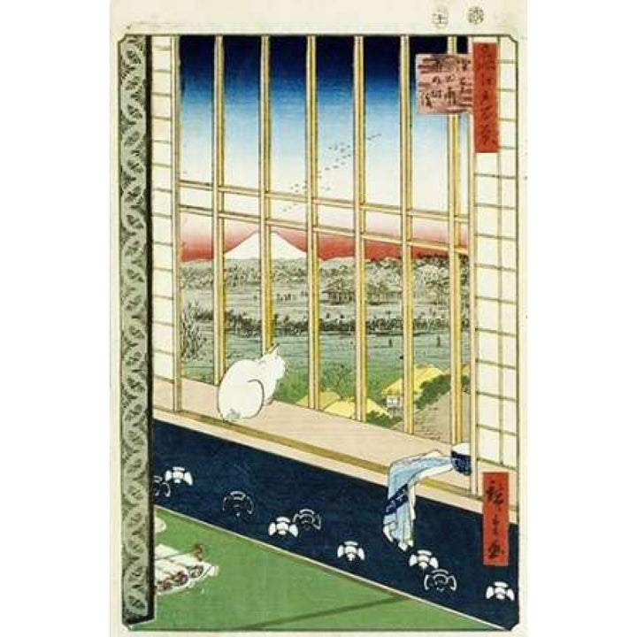 Asakusa Rice Fields During The Festival of The Cock Poster Print by Hiroshige -VARPDX265002 Image 1