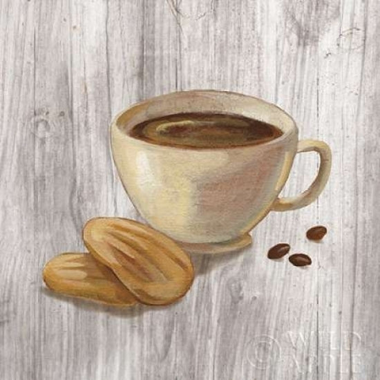 Coffee Time II on Wood Poster Print by Silvia Vassileva-VARPDX26509 Image 1