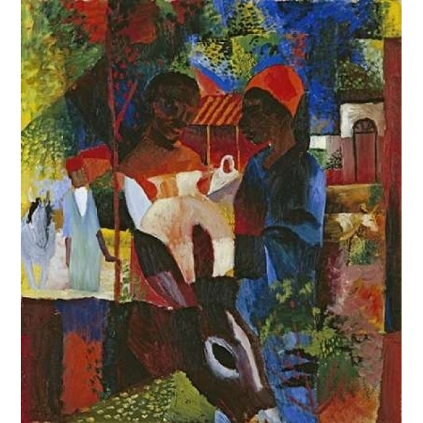 A Market In Tunis Poster Print by August Macke-VARPDX265126 Image 2