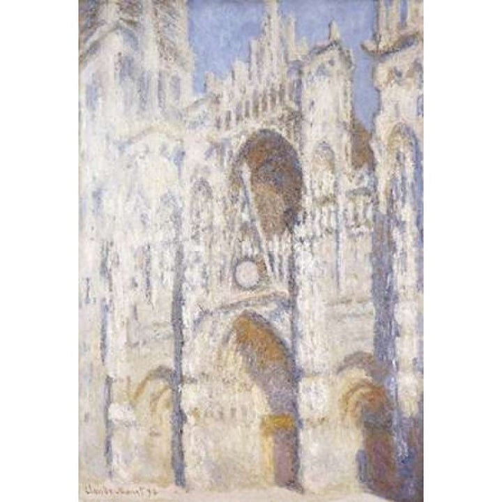 Rouen Cathedral in the Afternoon - The Gate in Full Sun Poster Print by Claude Monet-VARPDX265196 Image 2