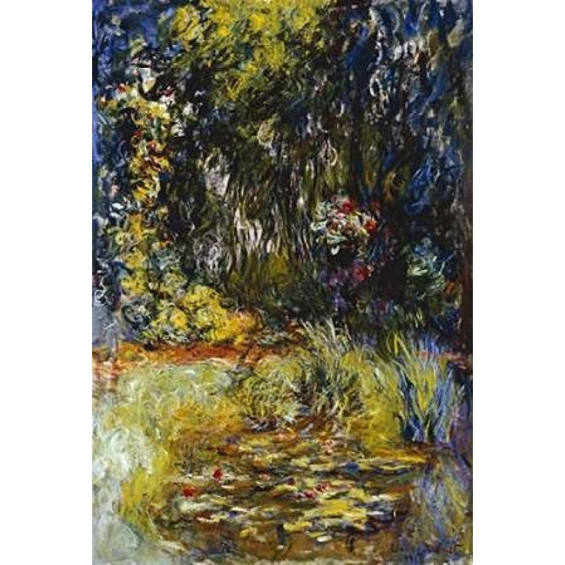 Corner of a Pond with Waterlilies Poster Print by Claude Monet-VARPDX265233 Image 1