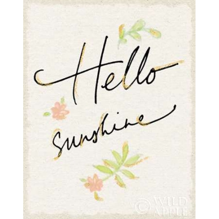 Hello Sunshine Poster Print by Sue Schlabach-VARPDX26530 Image 1