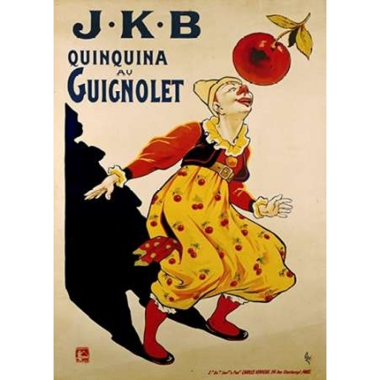 J.K.B Quinquina Au Guignolet Poster Print by Eugene Oge-VARPDX265312 Image 2