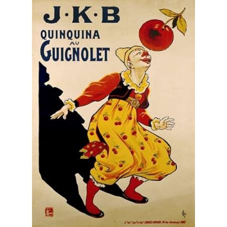 J.K.B Quinquina Au Guignolet Poster Print by Eugene Oge-VARPDX265312 Image 1