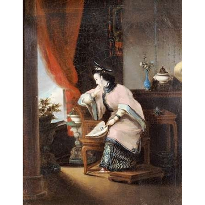 A Chinese Girl Seated Poster Print by Lam Qua-VARPDX265377 Image 1