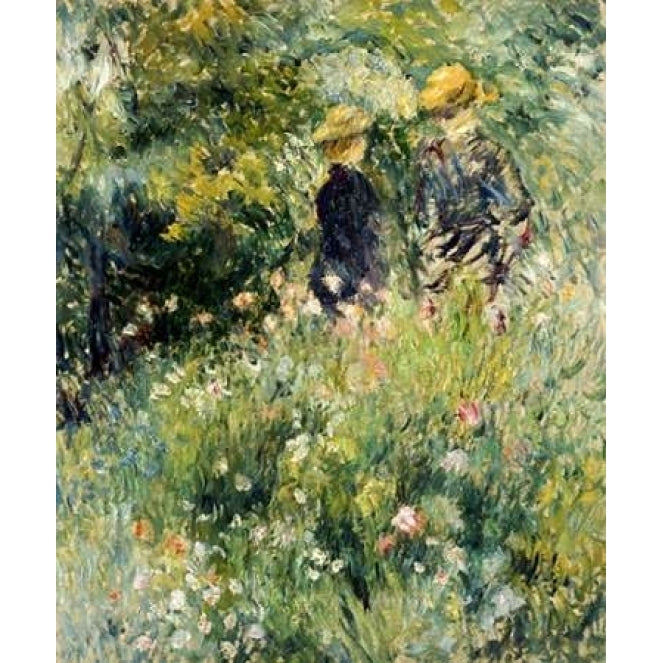 Conversation Dans Une Roseraie Poster Print by Pierre-Auguste Renoir-VARPDX265434 Image 1