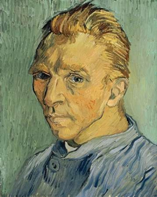 Self Portrait Without Beard Poster Print by Vincent Van Gogh-VARPDX265750 Image 2