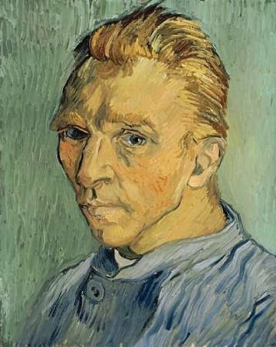 Self Portrait Without Beard Poster Print by Vincent Van Gogh-VARPDX265750 Image 1