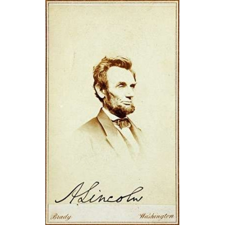 Abraham Lincoln 1864 Poster Print by Mathew B. Brady-VARPDX265990 Image 1