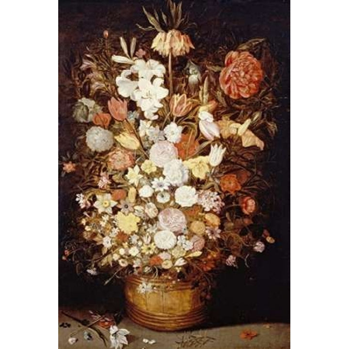 A Crown Imperial a Peony and Other Flowers Poster Print by Jan Brueghel the Younger -VARPDX266002 Image 1