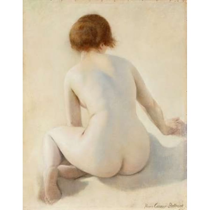 A Nude Poster Print by Pierre Carrier-Belleuse-VARPDX266048 Image 1