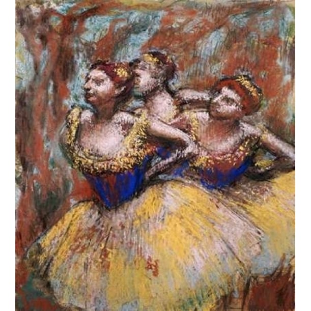 Three Dancers Poster Print by Edgar Degas-VARPDX266203 Image 2