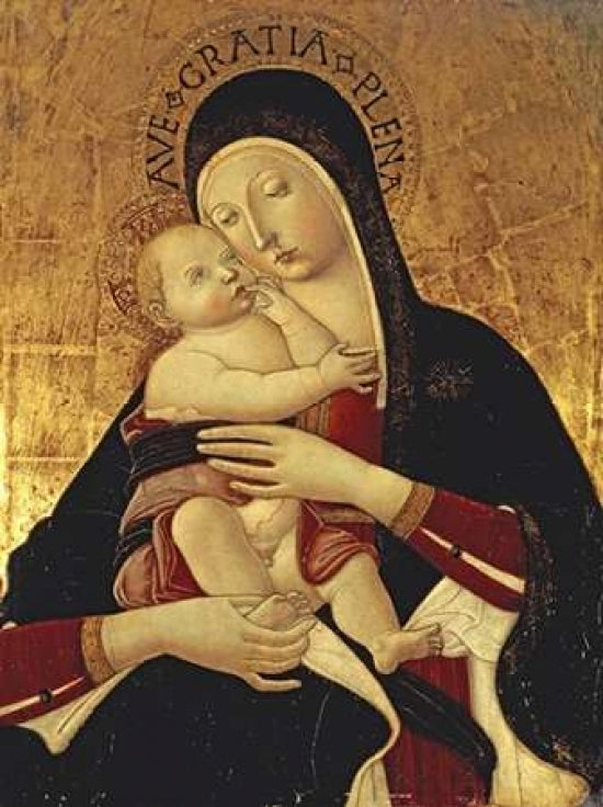 The Madonna and Child Poster Print by Benvenuto Di Giovanni-VARPDX266218 Image 1