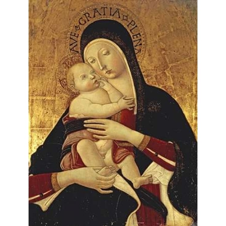 The Madonna and Child Poster Print by Benvenuto Di Giovanni-VARPDX266218 Image 2