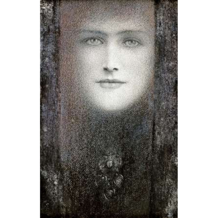 The Mask with a Black Curtain Poster Print by Fernand Khnopff-VARPDX266667 Image 2