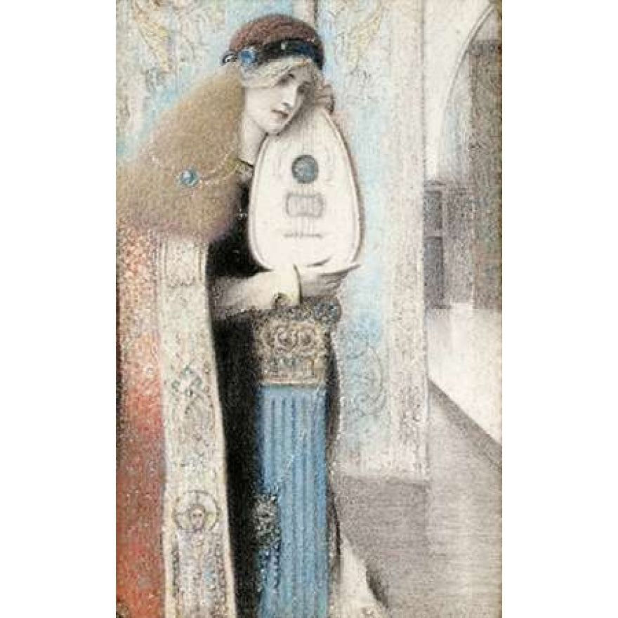 A Musician Poster Print by Fernand Khnopff-VARPDX266664 Image 1