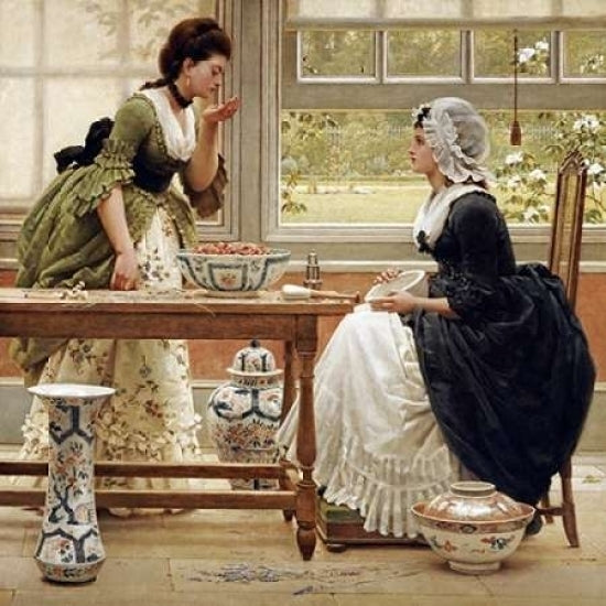 Pot-Pourri Poster Print by George Dunlop Leslie-VARPDX266765 Image 1