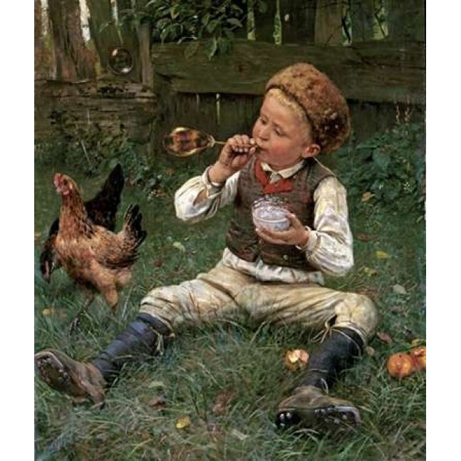 Blowing Bubbles Poster Print by Adolf Lins-VARPDX266779 Image 1