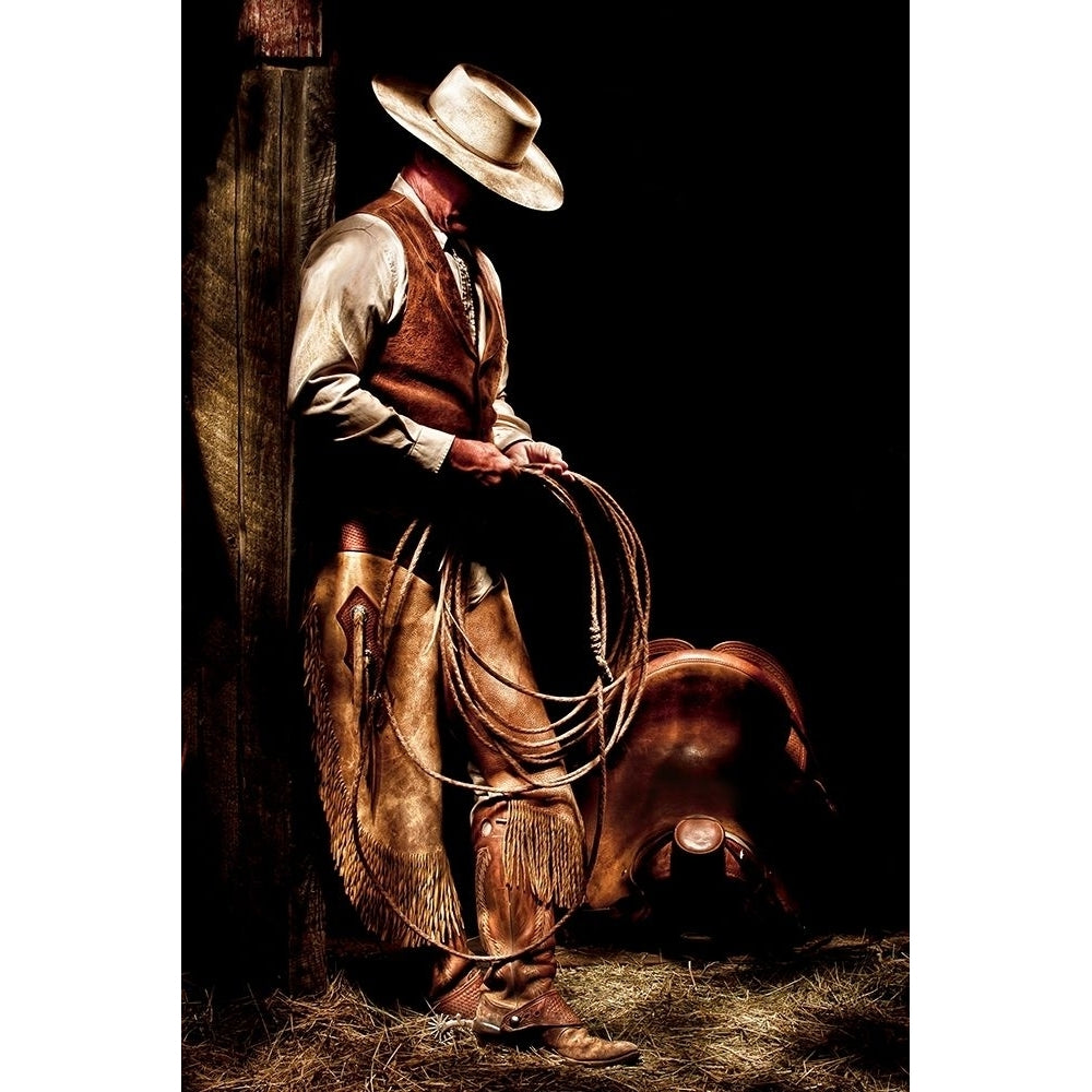 Cowboy With A Rope Poster Print by Robert Dawson-VARPDX2671 Image 1