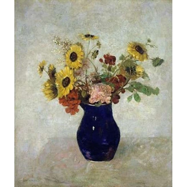 Vase De Fleurs Poster Print by Odilion Redon-VARPDX267083 Image 2