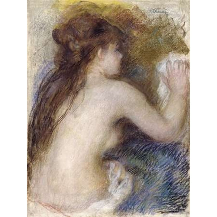 Nude Back of a Woman Poster Print by Pierre-Auguste Renoir-VARPDX267130 Image 2