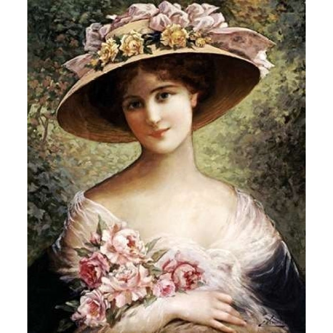 The Fancy Bonnet Poster Print by Emile Vernon-VARPDX267522 Image 1