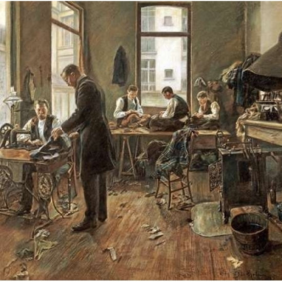 The Tailors Poster Print by Leon Bartholomee-VARPDX267671 Image 1