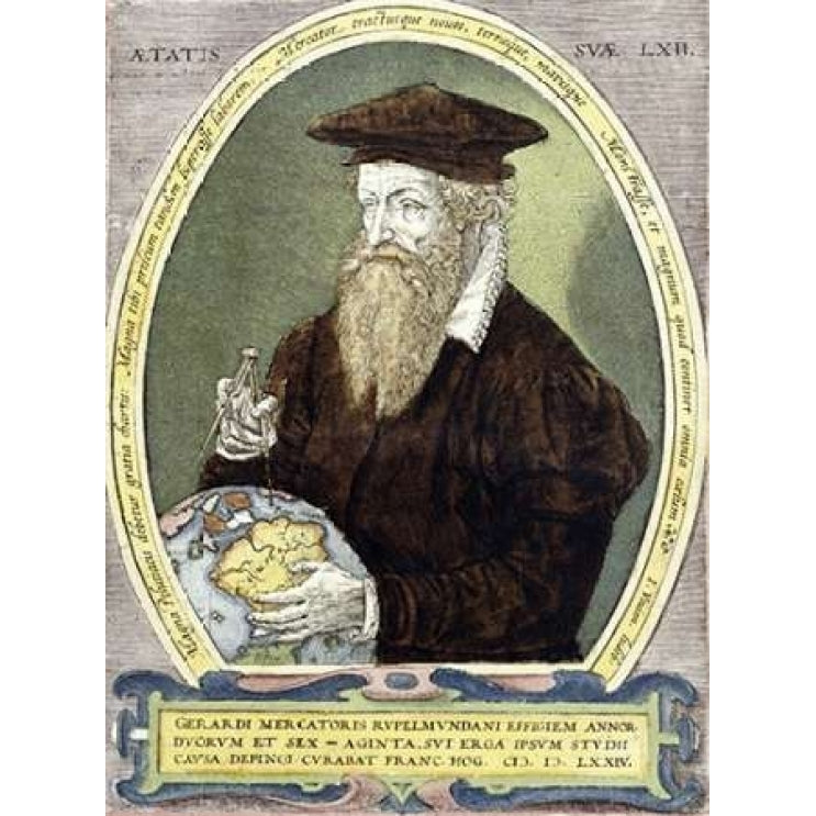 Gerard Mercator Poster Print by Bernardus Busius-VARPDX267810 Image 2