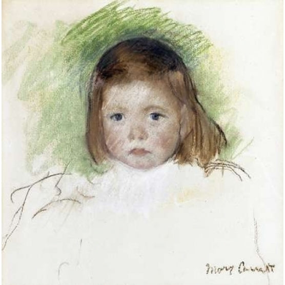 Portrait of Ellen Mary Cassatt Poster Print by Mary Cassatt-VARPDX267835 Image 2