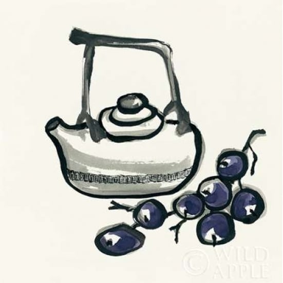 Tea and Grapes Poster Print by Chris Paschke-VARPDX26919 Image 1