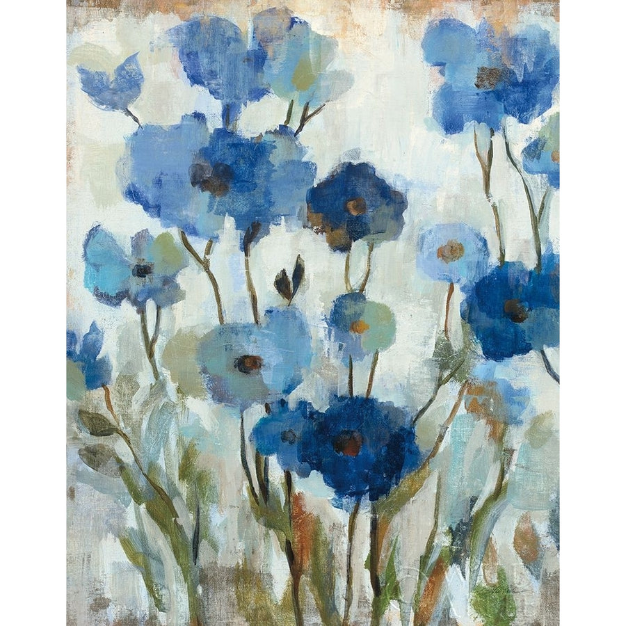 Abstracted Floral in Blue II Poster Print by Silvia Vassileva-VARPDX27024 Image 1