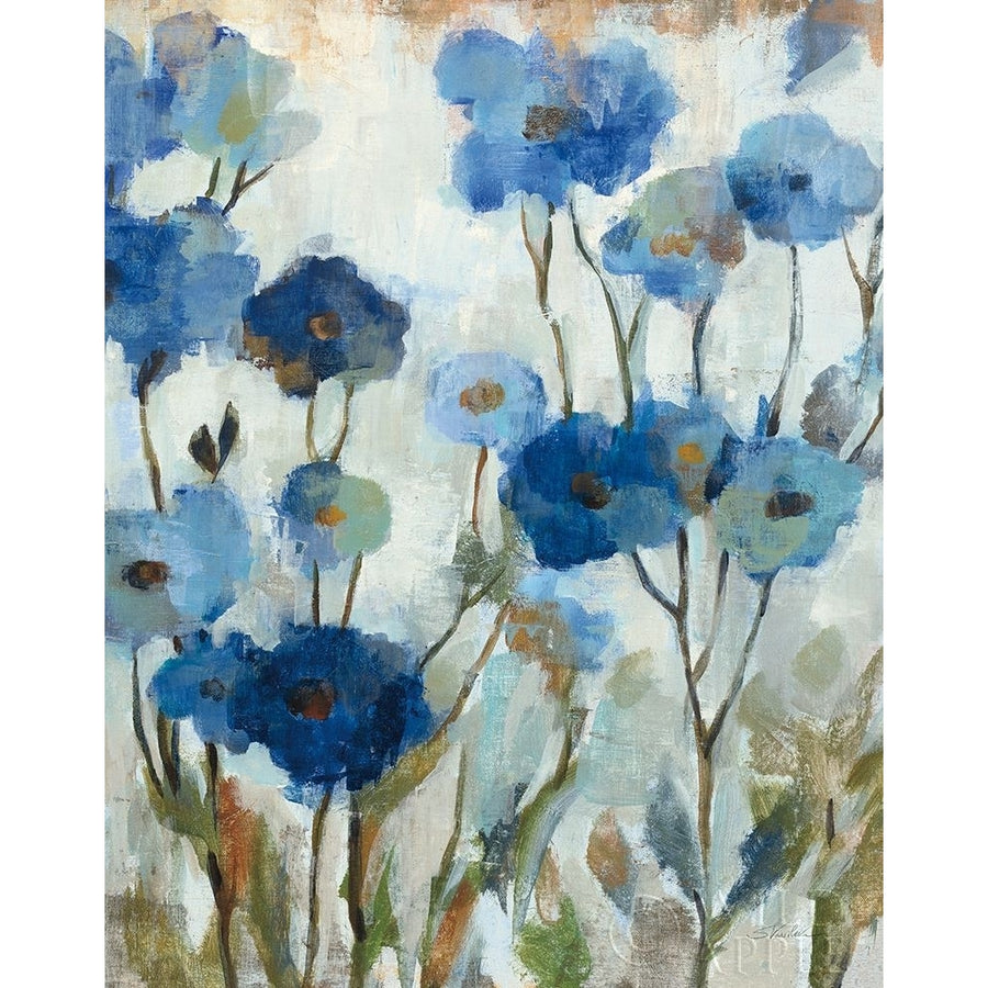 Abstracted Floral in Blue III Poster Print by Silvia Vassileva-VARPDX27025 Image 1