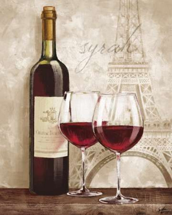 Wine in Paris IV Poster Print by Janelle Penner-VARPDX27034 Image 1