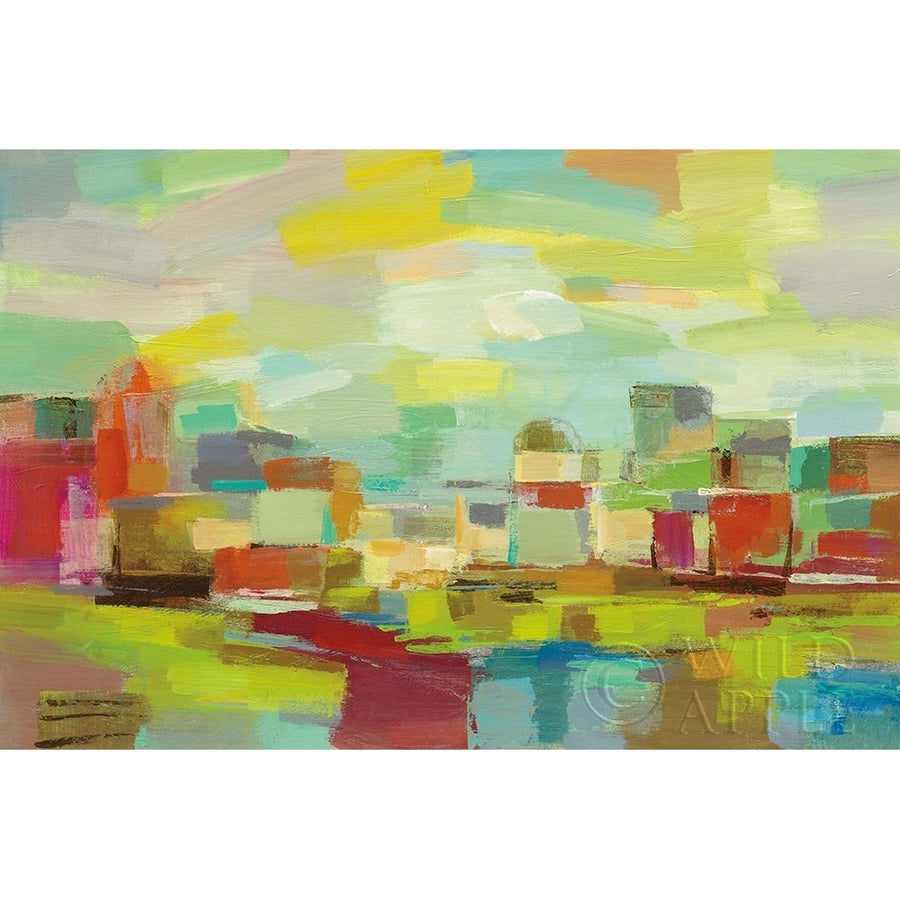 Town by the River Poster Print by Silvia Vassileva-VARPDX27124 Image 1