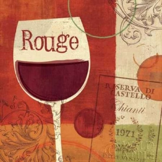 Cheers! Rouge Poster Print by Veronique Charron-VARPDX2721 Image 1