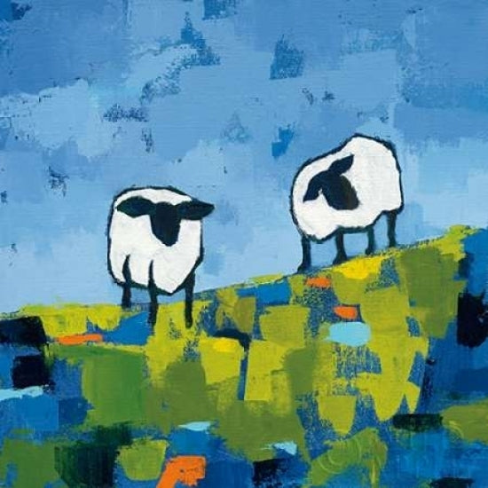 Two Sheep Poster Print by Phyllis Adams-VARPDX27253 Image 1