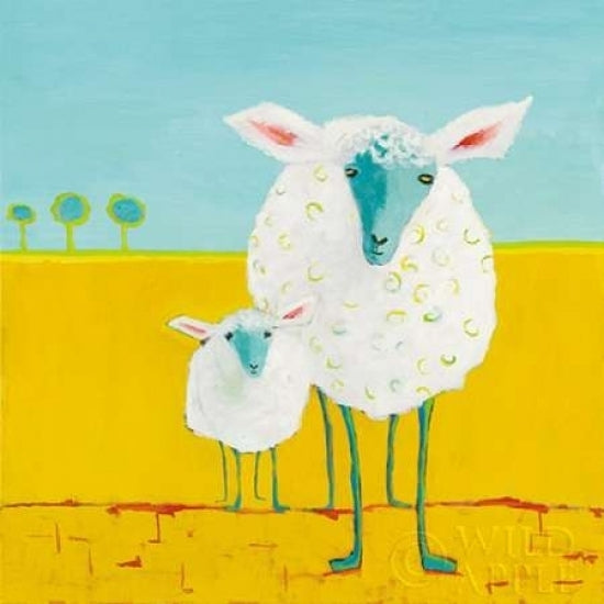 Mama and Baby Sheep Poster Print by Phyllis Adams-VARPDX27255 Image 1