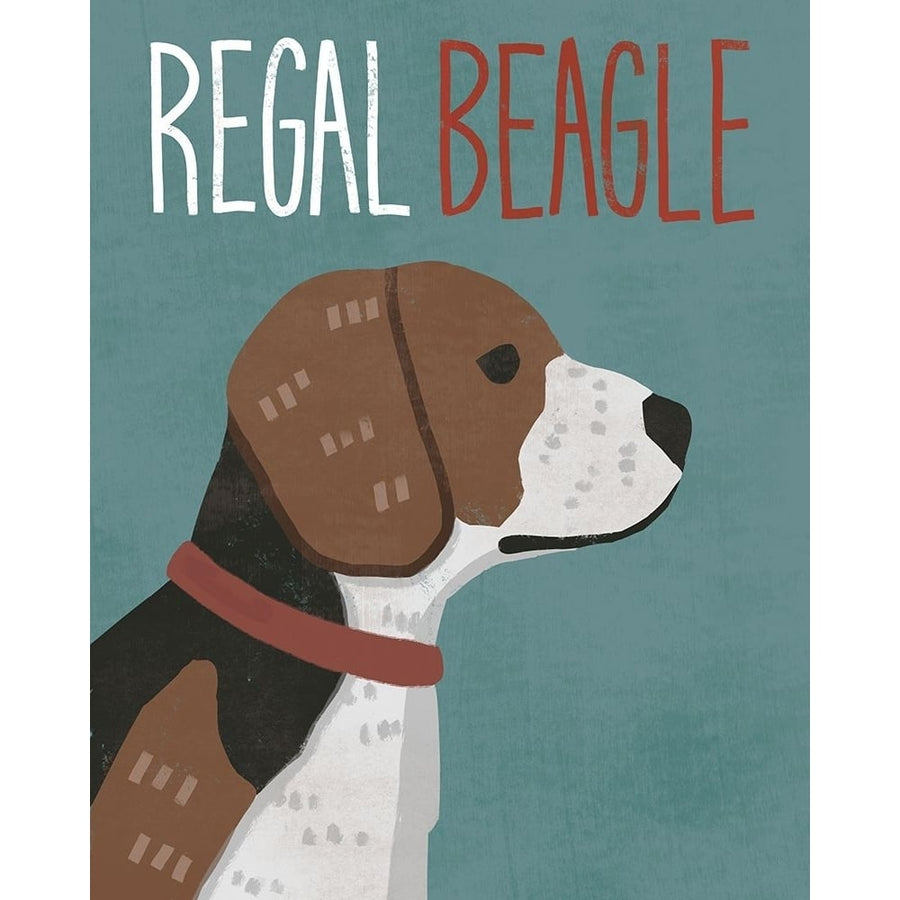 Regal Beagle Poster Print - Circle Inner-VARPDX2753452 Image 1