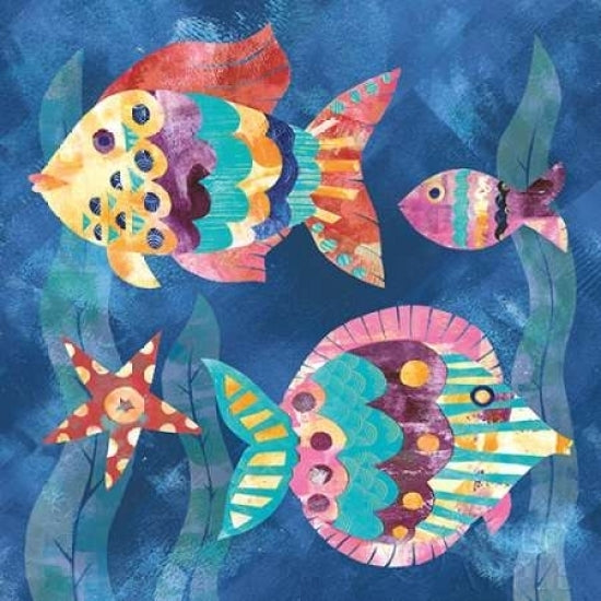 Boho Reef Fish II Poster Print by Wild Apple Portfolio-VARPDX27596 Image 1