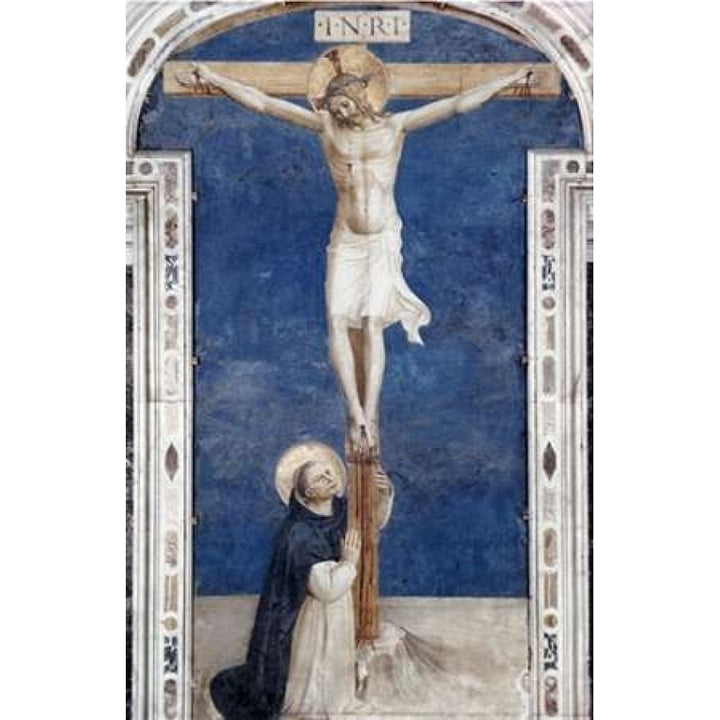 Crucifixcion With Saint Dominick Poster Print by Fra Angelico-VARPDX276551 Image 2